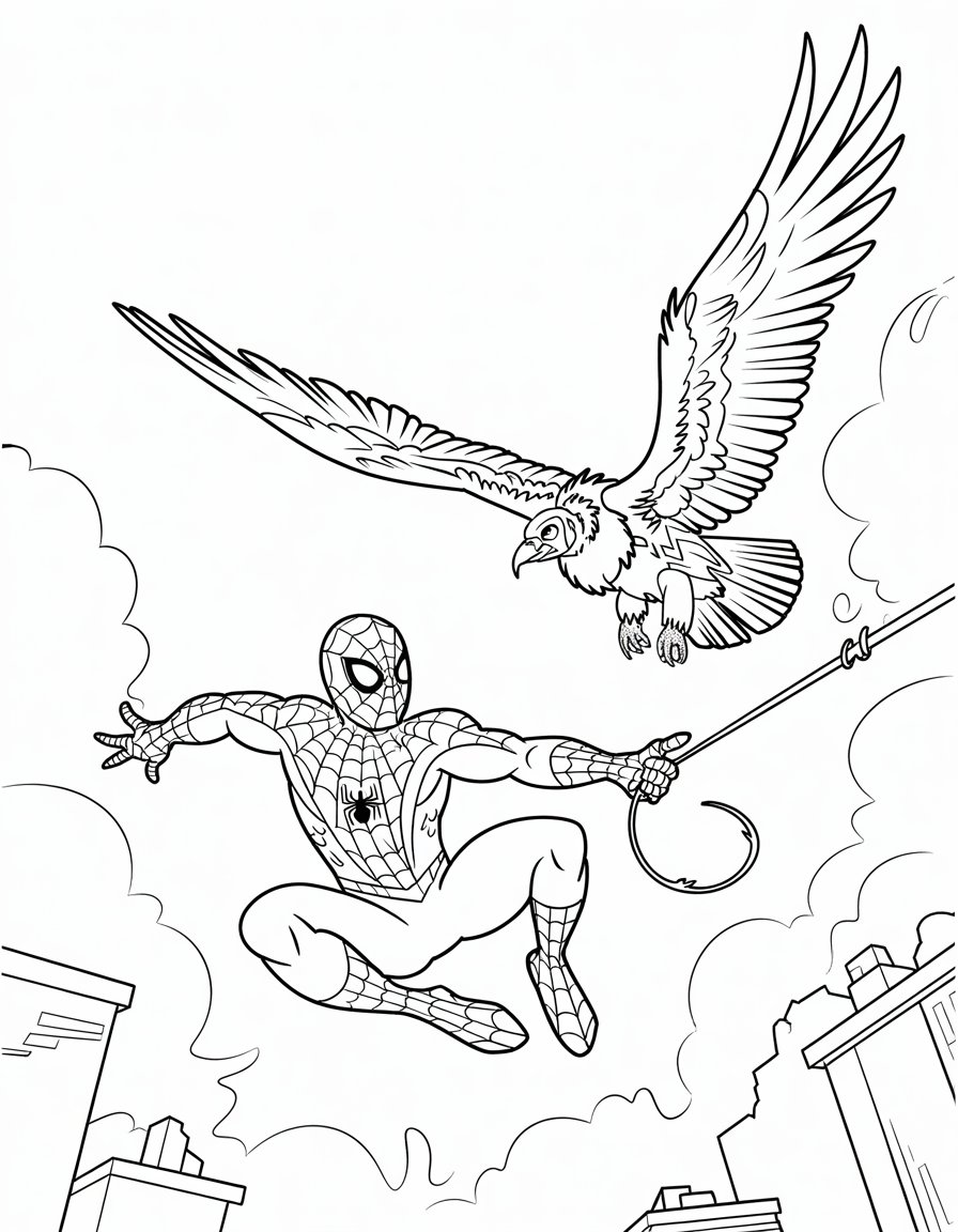 Spider-Man vs Vulture